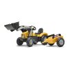 FALK Traktor šlapací SUPER LOADER 2054AM s nakladačem a přívěsem - žlutý