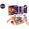 OKTO FREEDOM Výtvarná modelovací sada DIY květiny s dřevěným rámem 21x21 cm