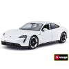 Bburago 1:24 Porsche Taycan Turbo S 2019 Carrara White