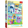 Trefl Puzzle 2x70 Se Stitchem není nuda
