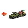Auto šroubovací s vlečkou a dinosaurem 34 cm