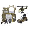 Vojenský set s autem 24 cm a vrtulníkem 26 cm