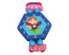 Hodinky víla dřevěné modré 8cm