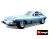 Bburago 1:18 Jaguar E Coupe Metalic Silver Blue