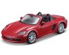 Bburago 1:32 - Porsche 718 Boxster - Dark Red, Yellow