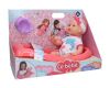 Panenka čurající set s vaničkou 41cm