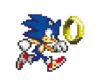 Jixelz REMIX Sonic puzzle plastové pixel art Sonic & Ring