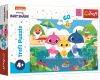 Trefl Puzzle 60 - Žraločí rodinka na dovolené