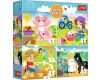 Trefl Puzzle 4v1 – Zvířátka na vsi