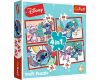 Trefl Puzzle 4v1 Stitch Vánoce