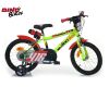 Dino bikes Dětské kolo zeleno-černé 16" 2020