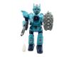 Robot MECHA s efekty páry modrý 32 cm
