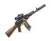 Puška AK-47 s patronami a pěnovými náboji 91 cm