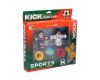 Fotbalista figurka vystřelovací set s páskami 7 cm set 5 ks