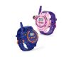 Hodinky a vysílačka walkie-talkie set fialové 2 ks