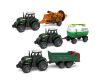 Traktor s příslušenstvím kov/plast 17 cm