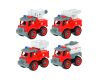 Auto šroubovací hasičské set 4 ks 13 cm