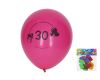 Balónek nafukovací 30 cm - sada 5ks, s číslem 30