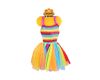 Set karneval - princezna barevná