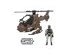 Vojenský vrtulník s pilotem 23 cm