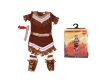 Set karneval - indiánka M 110-120 cm