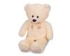 Plush Friends medvěd plyšový 80cm béžový s mašlí