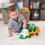 JD Kids John Deere - Traktor Johnny s tahačem 37 cm