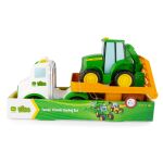 JD Kids John Deere - Traktor Johnny s tahačem 37 cm