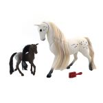 Royal Breeds - Kůň 20 cm s hříbátkem 8 cm