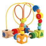Labyrint s korálky dřevěný 16cm