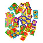 Far Far Land Domino barevné s obrázky 28 karet