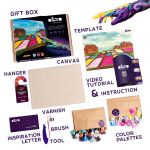 OKTO SENSOTY ART výtvarná sada  ”Květinové záhony v Holandsku” 30x40 cm