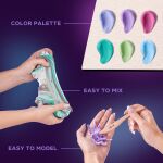 OKTO Tenderness Výtvarná modelovací sada sukulenty v dřevěném rámu 21x21 cm