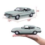 Bburago 1:24 Plus Ford Capri 1982 Light Green