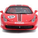 Bburago Ferrari Racing 458 Challenge červená 1:24