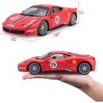 Bburago Ferrari Racing 458 Challenge červená 1:24