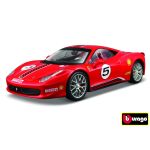Bburago Ferrari Racing 458 Challenge červená 1:24