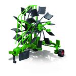 Bburago 10cm Farm tractor Gift Set - Fendt 1050 Vario with 3 trailers