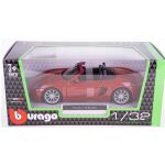 Bburago 1:32 - Porsche 718 Boxster - Dark Red, Yellow