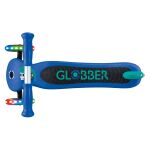 Globber Koloběžka dětská tříkolečková Primo Lights V2 svítící kolečka Navy Blue