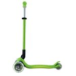 Globber Koloběžka dětská trojkolečková Plus - Primo Foldable Plus Lights V2 Apple Green svítící kolečka