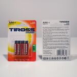 Baterie AAA (R03P, 1.5V) zinko-uhlíkové balení 4 ks