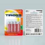 Baterie AA (R6P, 1.5V) zinko-uhlíkové balení 4 ks