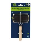 Kartáč na srst dřevěný 22 cm