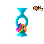 Fat Brain chrastítko pipSquiz Loops modré 13 cm