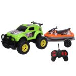 Auto terénní RC na dálkové ovládání se skútrem