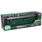 Vlak na setrvačník s efekty a projekcí zelený 33 cm