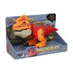 Dinosaurus s efekty červený 26,5x11x13 cm