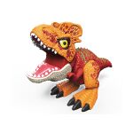 Dinosaurus s efekty červený 26,5x11x13 cm