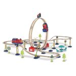 Dráha vlaková se smyčkou 55x52x36,5 cm